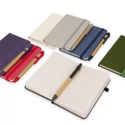 Bloco Caderneta Palha de Trigo com Caneta