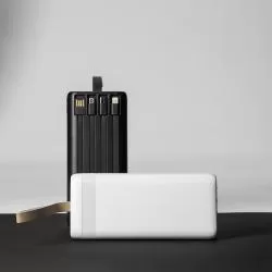 Carregador Power Bank 20.000mAh com Lanterna e Multissaídas Personalizado 