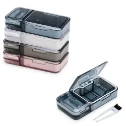 Porta Comprimido Plástico Multifuncional